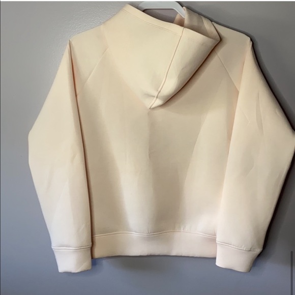 Maje pink sweatshirt with removable bow tie - Picture 3 of 3